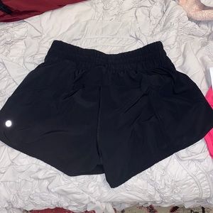Black lululemon shorts